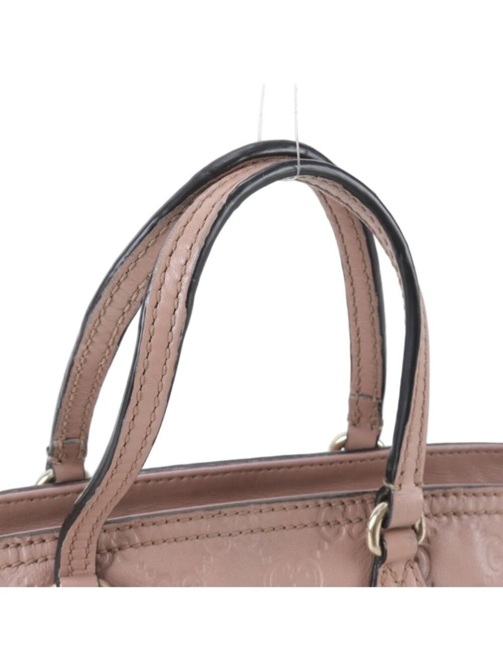 ★SOLD★ Gucci Guccissima Bree Leather 2-Way Shoulder Bag Crossbody Hand Pink - Picture 2 of 9